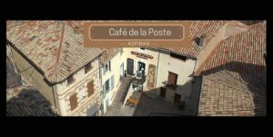 Cafe de La Poste Aspiran 300x151