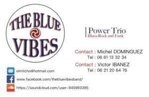Carte de visite blue vibes 300x196