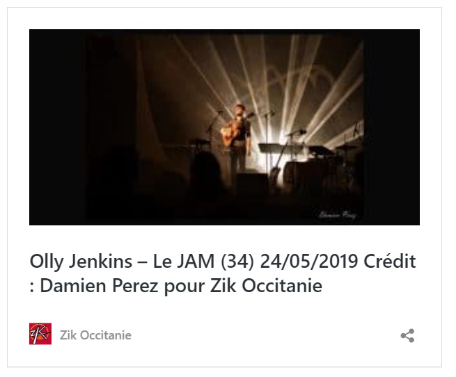 Olivier Roman-Garcia – La Tendresse – Le 10/11/2019 Credit : Damien Perez pour Zik Occitanie